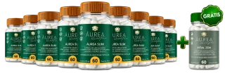 10 frascos Áurea Slim e Vital Zen de brinde